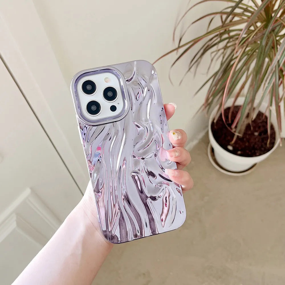 3D Pleated Pattern IPhone Case